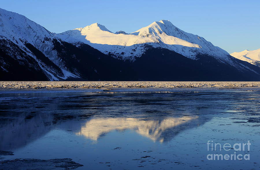 Turnagain Arm and Kenai Mountains Alaska #1 Photograph by Louise Heusinkveld