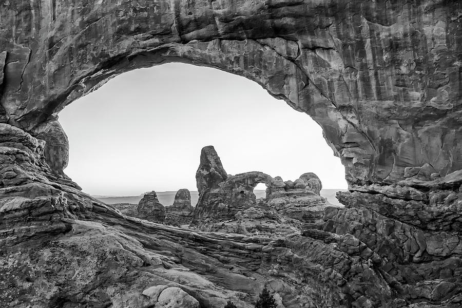 Turret Arch Through North Window Arches National Park Photograph