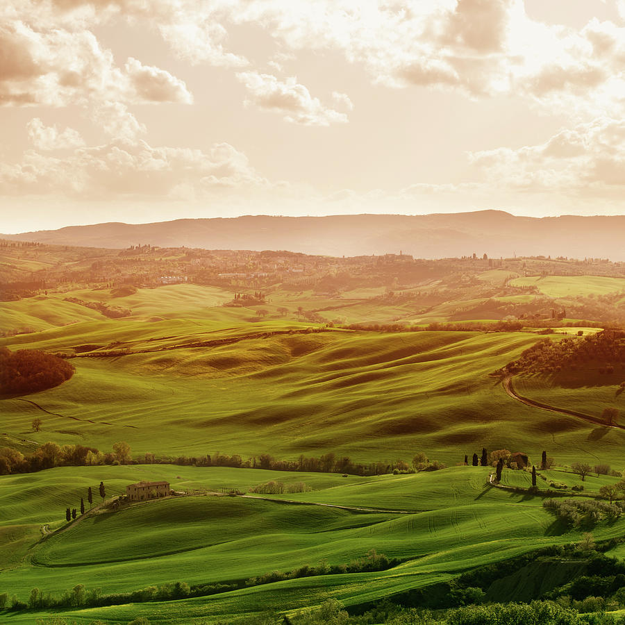 Tuscan Hills #1 Photograph by Deimagine