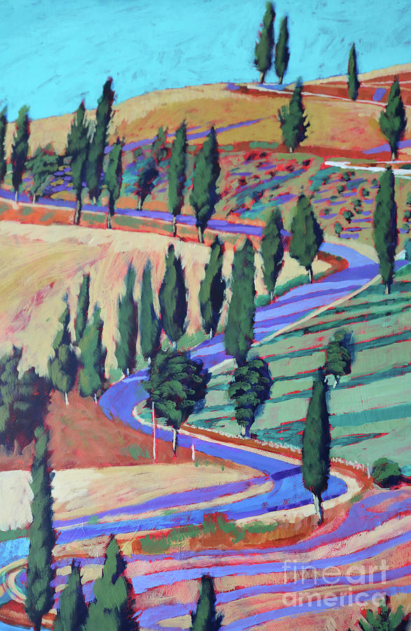 Tuscany Painting by Paul Powis - Pixels