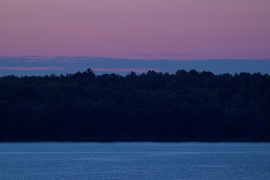 Twilight's Last Gleaming Wollaston Lake Ontario, Canada Photograph by Spencer Bush Fine