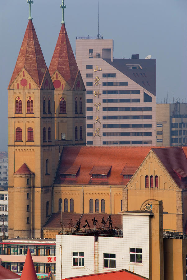 Twin-spired St Michaels Catholic Church Photograph by Martin Moos Twin-spired St Michaels Catholic Church Photograph by Martin Moos