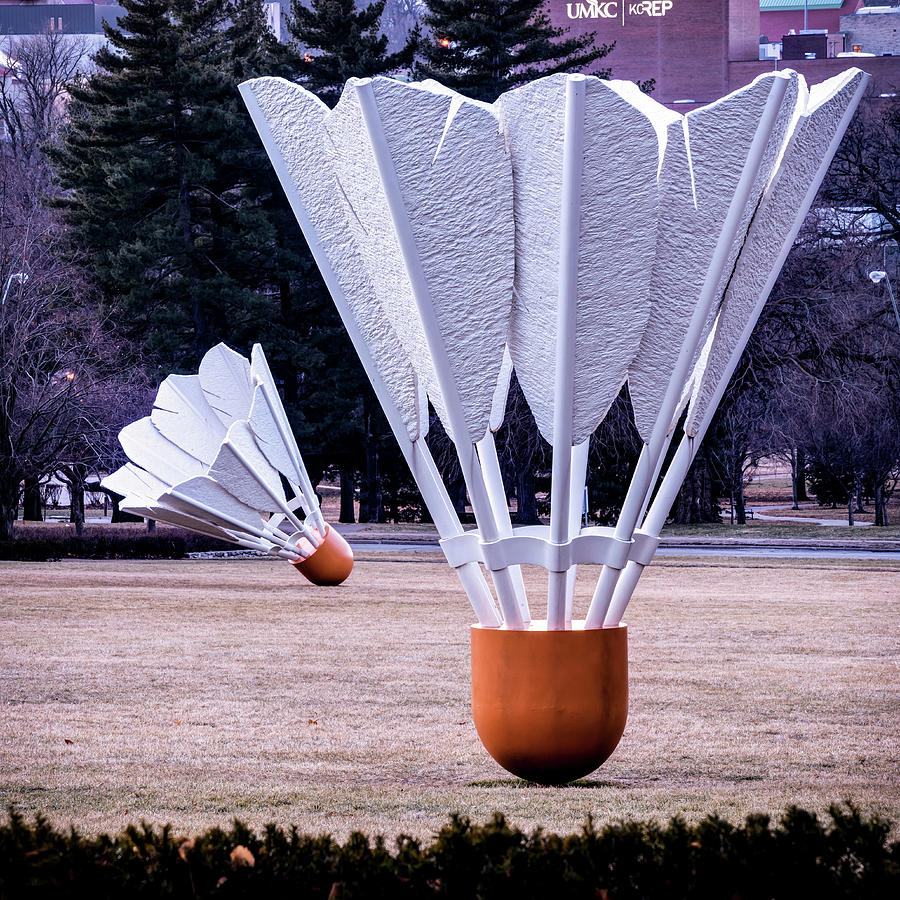 Two Shuttlecocks Kansas City Landmark Sculptures Photograph by Gregory Ballos Fine Art America