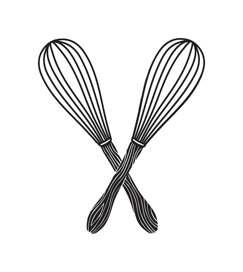 Two Whisks Drawing by CSA Images Fine Art America