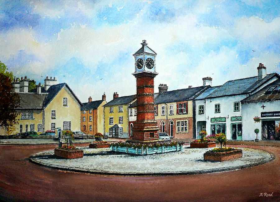 Twyn Square Usk Painting