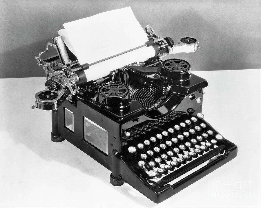 Typewriter #1 Photograph by Bettmann