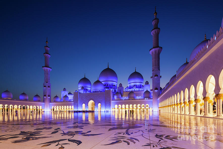 Uae, Abu Dhabi, Exterior #1 Photograph by Walter Bibikow