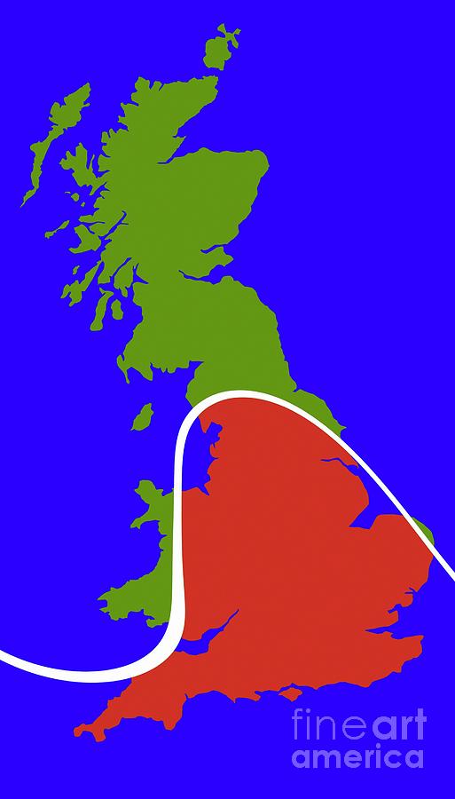 Uk Jet Stream Photograph by Victor De Schwanberg/science Photo Library ...