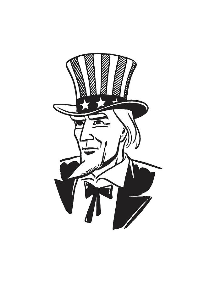 Uncle Sam Drawing by CSA Images - Fine Art America