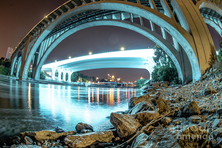Under the Bridges in Mpls #1 Photograph by Habashy Photography