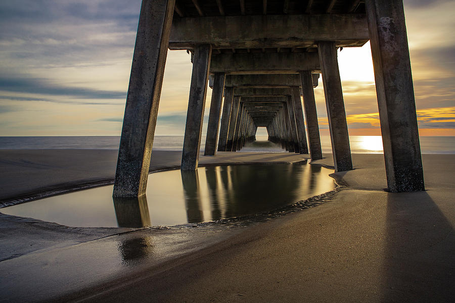 Under the Pier #1 Photograph by Ray Silva