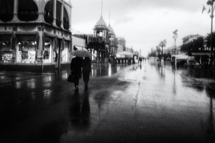 Viareggio Photograph - Under The Rain #1 by Massimo Della Latta