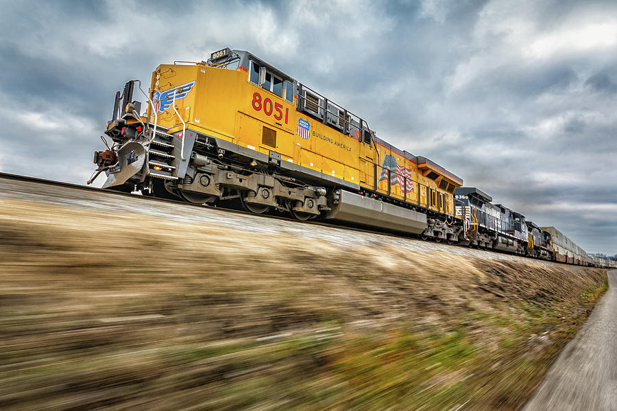 Union Pacific 8051 #1 Photograph by Greg Booher