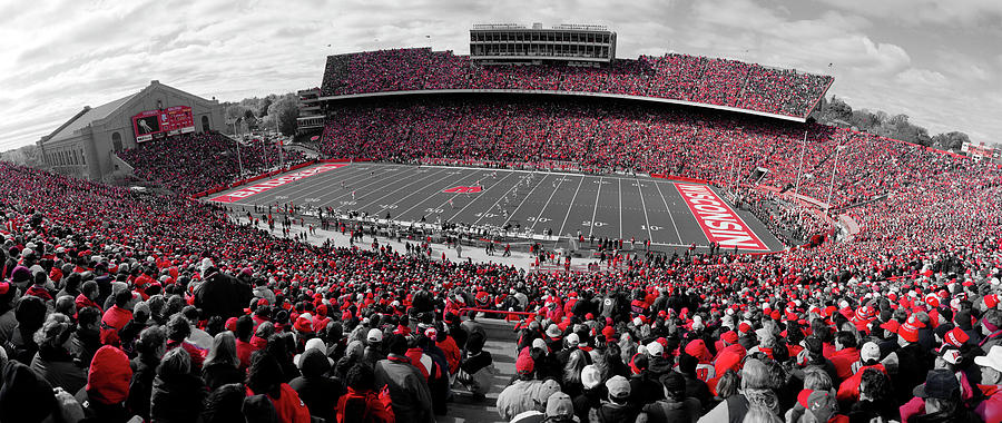 University Of Wisconsin Football Game #1 Photograph by Panoramic Images