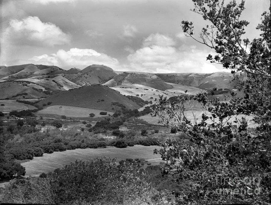 Upper Photograph - Upper Carmel Valley 1940 #2 by Monterey County Historical Society