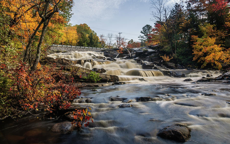 Upper Rosseau Falls Photograph by Andrew Wilson