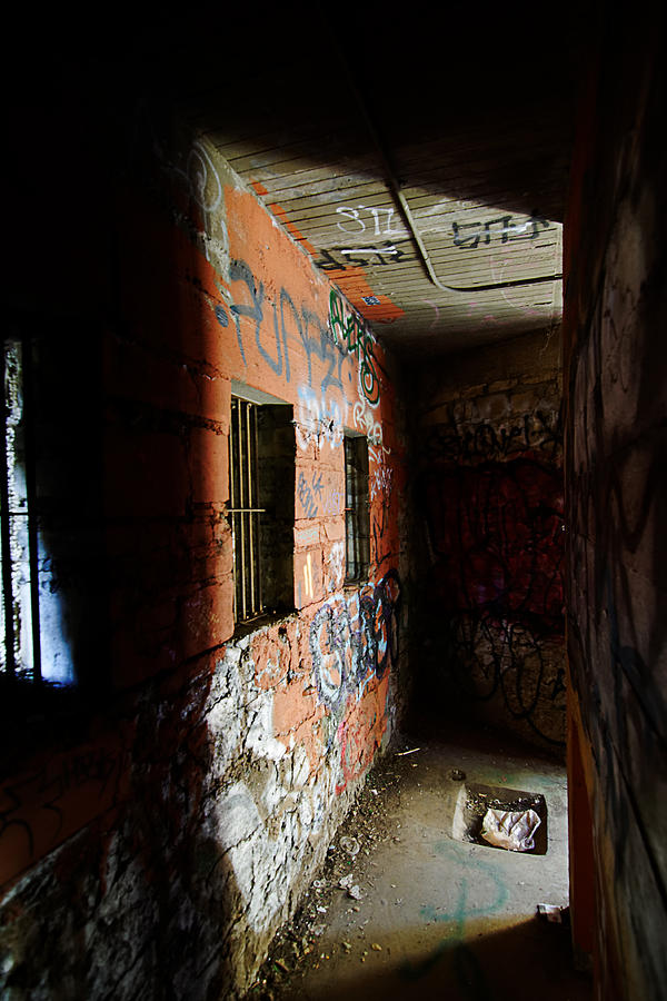 Bedroom Hallway -- Abandoned Zoo in Griffith Park, Los Angeles, California Photograph by Darin Volpe