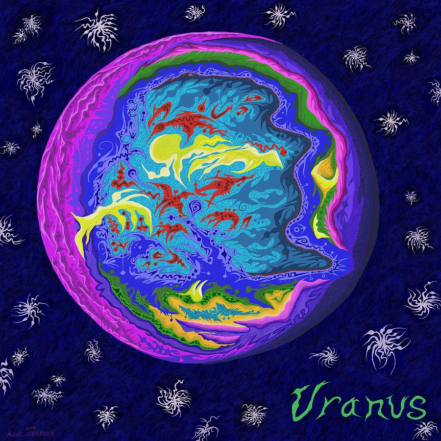Uranus Ss #1 Painting by Robert SORENSEN