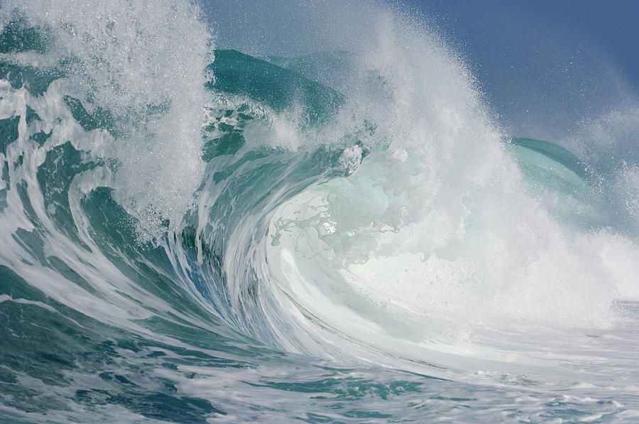Usa, Hawaii, Oahu, Big Wave #1 Photograph by Westend61