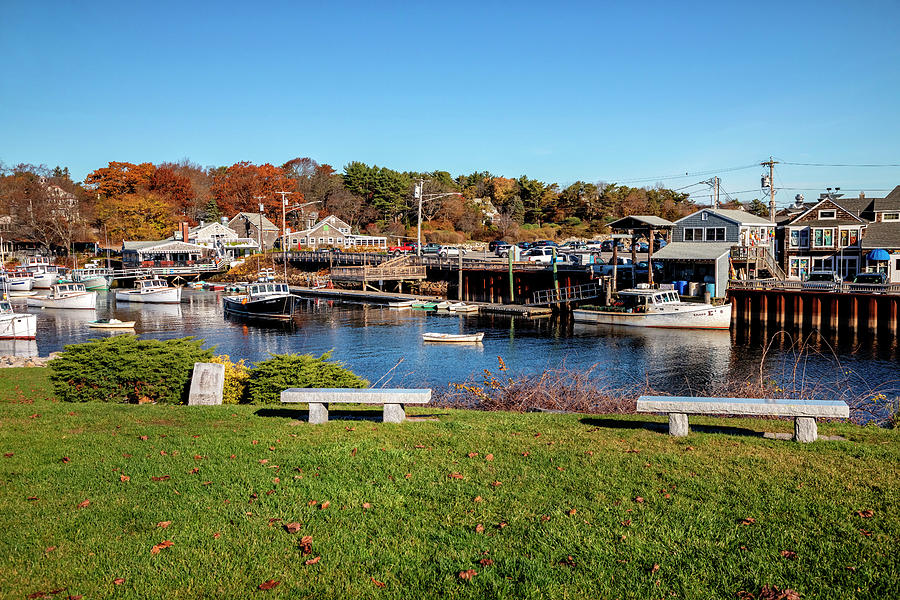 Usa, Maine, Ogunquit, Perkins Cove, Lobster Boats Digital Art by Andres ...