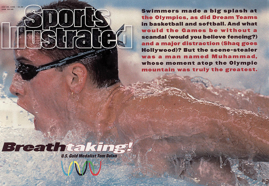 Usa Tom Dolan, 1996 Summer Olympics Sports Illustrated Cover Photograph by Sports Illustrated