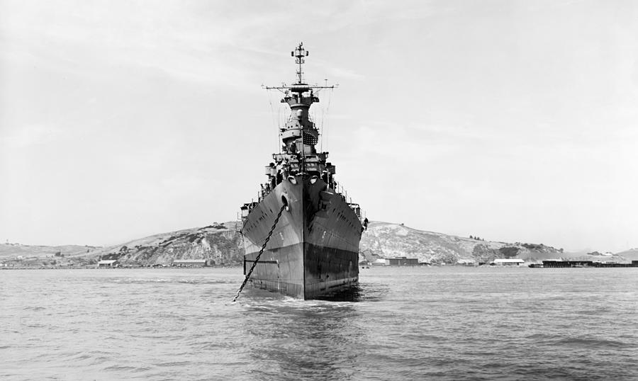 Uss Indianapolis, 1945 #1 Photograph by Granger