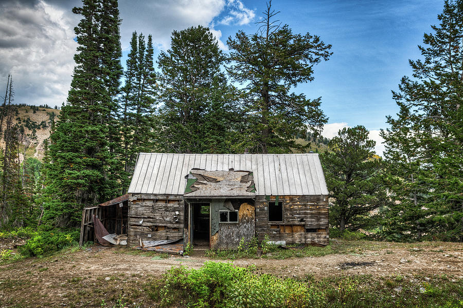 Utah Mountain Cabin Photograph