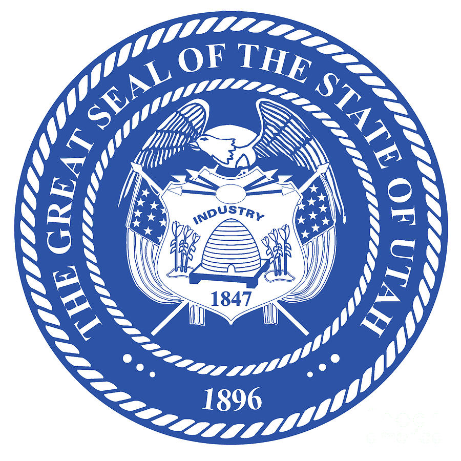 Utah State Seal Digital Art by Bigalbaloo Stock - Fine Art America