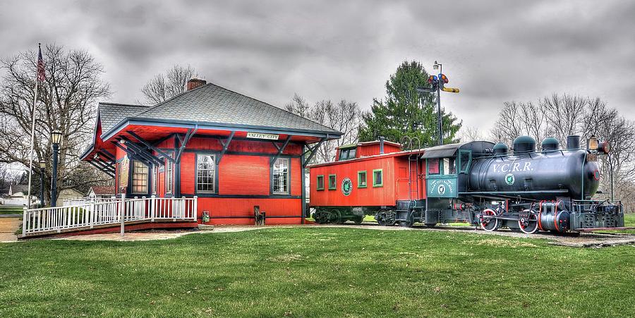 Valley City Train Depot - HDR #1 Photograph by Jeff Burcher