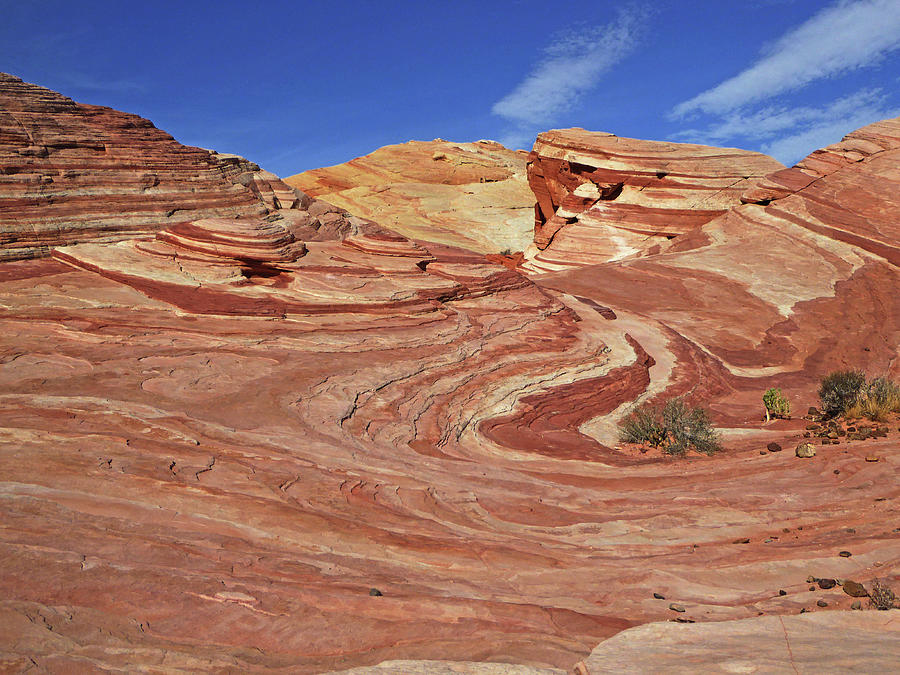 Valley of Fire, Fire Wave 7 Photograph by Alan Socolik