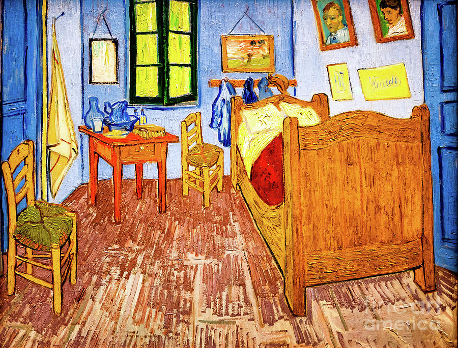 Van Goghs Bedroom by Vincent Van Gogh Painting by Vincent Van Gogh