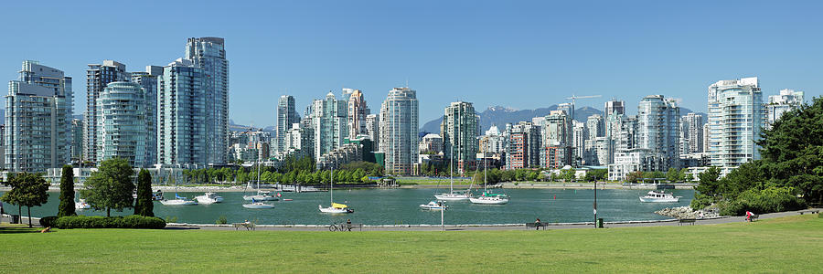 Vancouver Waterfront Skyline #1 Photograph by S. Greg Panosian