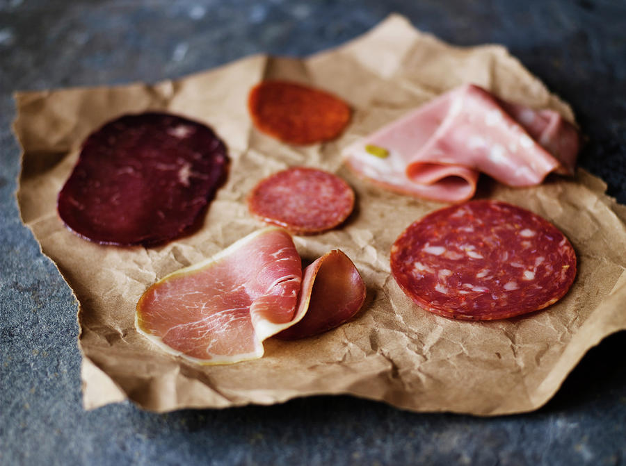 Variety Of Italian Meats Photograph By Jupiterimages