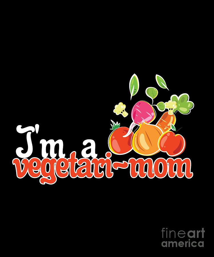 Vegetarian Humor Gift for vegans vegetarian food and animal lovers #4 Digital Art by Martin Hicks
