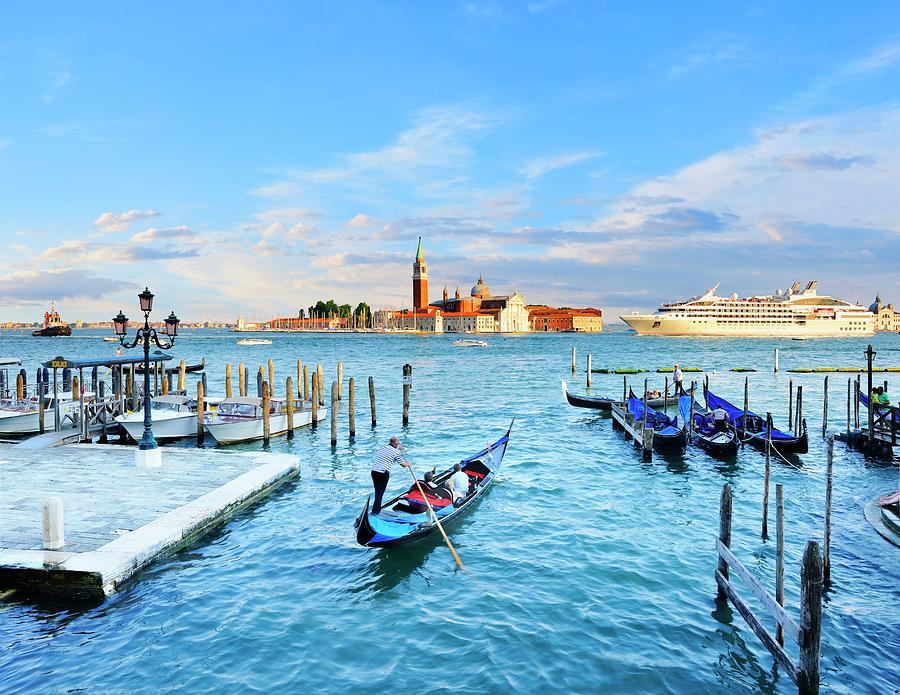 Venice, Saint Marks Basin, Italy #1 Digital Art by Luca Da Ros