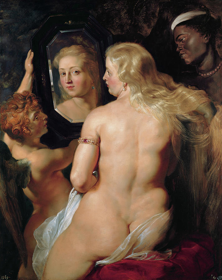 Peter Paul Rubens Painting - Venus in front of the mirror #1 by Peter Paul Rubens