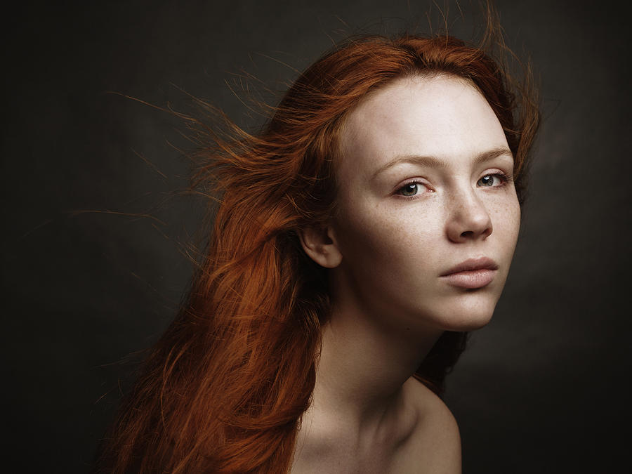 Portrait Photograph - Vera #1 by Evgeniy Kolotuschenko