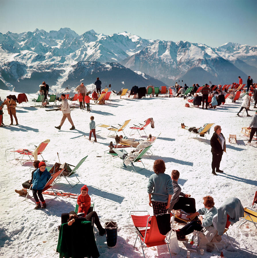 Verbier Vacation Photograph by Slim Aarons