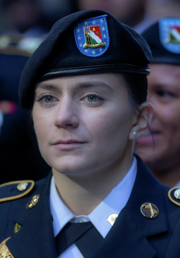 Veterans Day Parade NYC 11_10_2018 Female Cadet #1 Photograph by Robert Ullmann