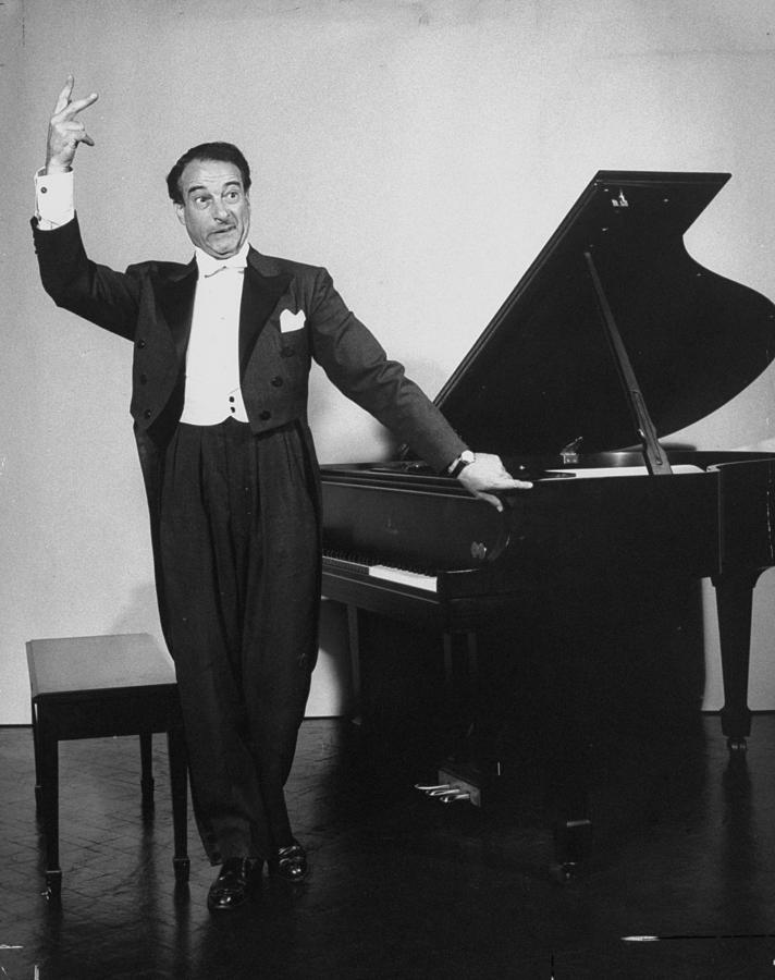 Comedian Photograph - Victor Borge #2 by Peter Stackpole