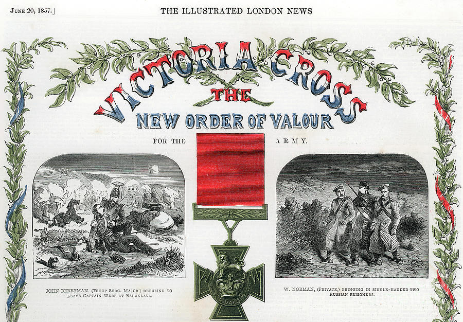Victoria Cross, British Award #1 Drawing by Print Collector