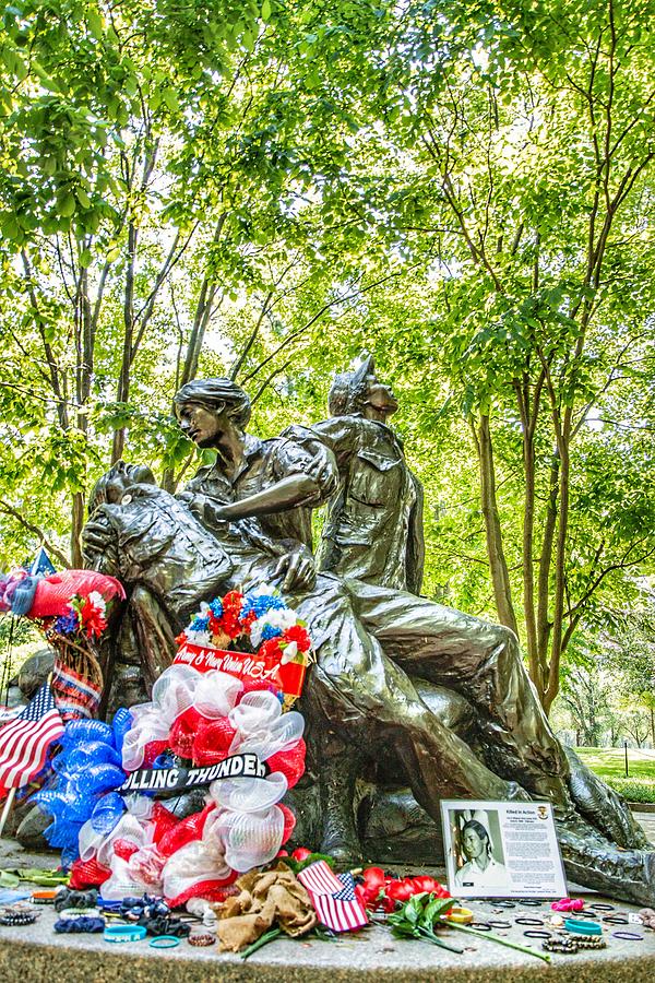 Vietnam Nurses Memorial  Photograph by Bill Rogers