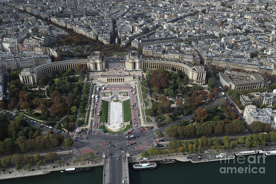 View from the Eiffel Tower #1 Photograph by Steven Spak