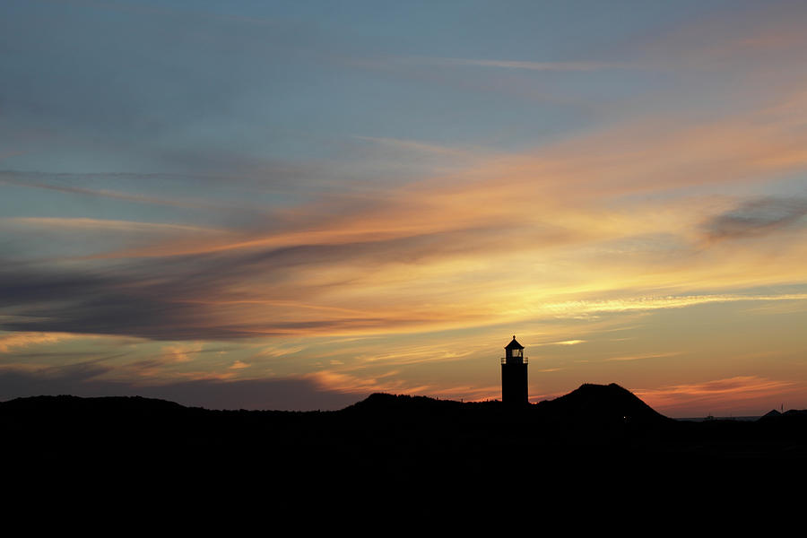 View Of Kampen Lighthouse At Dusk In Sylt, Germany #1 Photograph by Jalag / Peter Garten