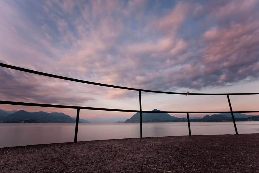 View Of Lake Maggiore From The Shore At #1 Photograph by Svariophoto