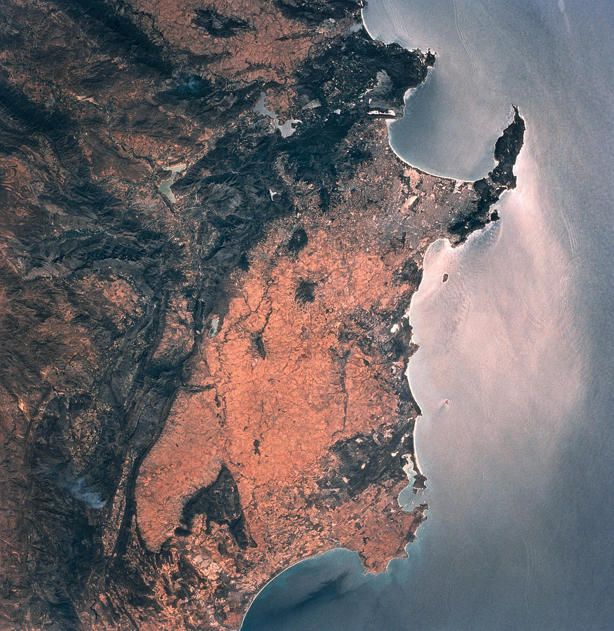 View Of Land And Sea From Space #1 Photograph by Stockbyte