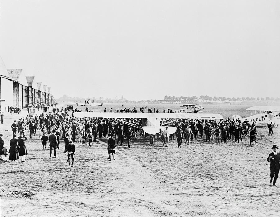 View Of The Spirit Of St. Louis by Bettmann
