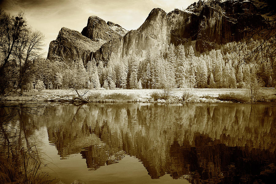View of Yosemite, California #1 Painting by Carol Highsmith