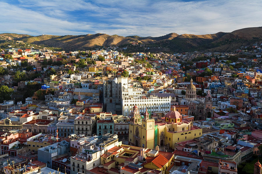 View Over Guanajuato, Mexico #1 Photograph by Peter Adams