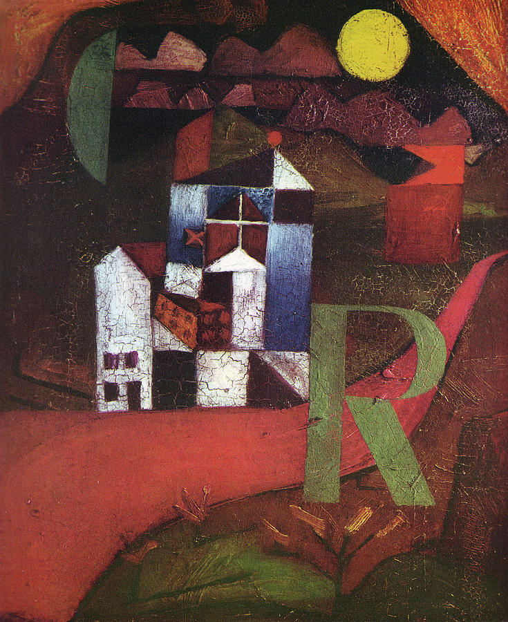 Paul Klee Painting - Villa R #1 by Paul Klee